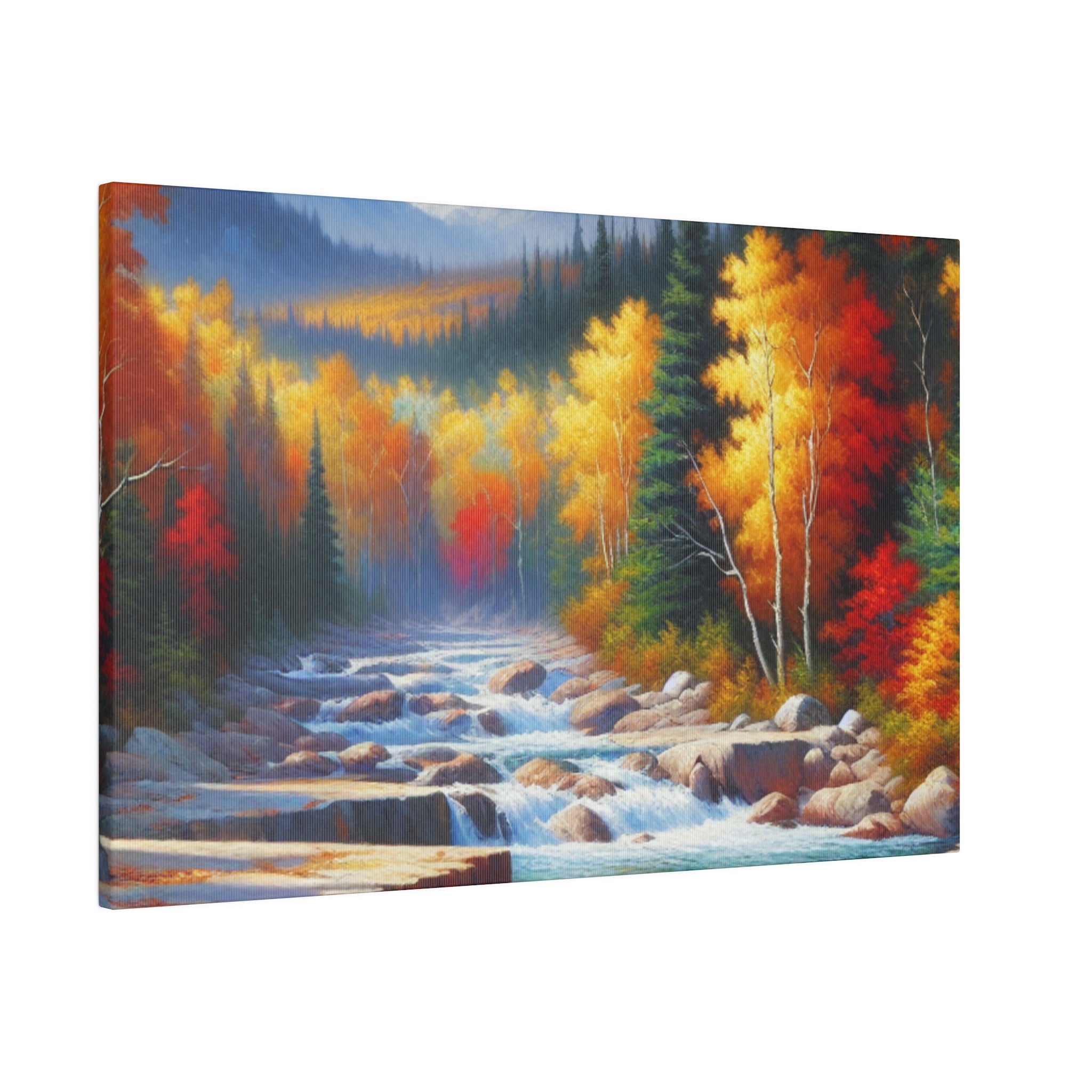 Autumn Embrace Whisper Fall Painting Canvas