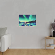 Aurora Mist Symphony Northern Lights Painting Canvas