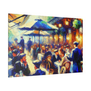 Mocha Swirl Symphony Cafe Artwork Canvas