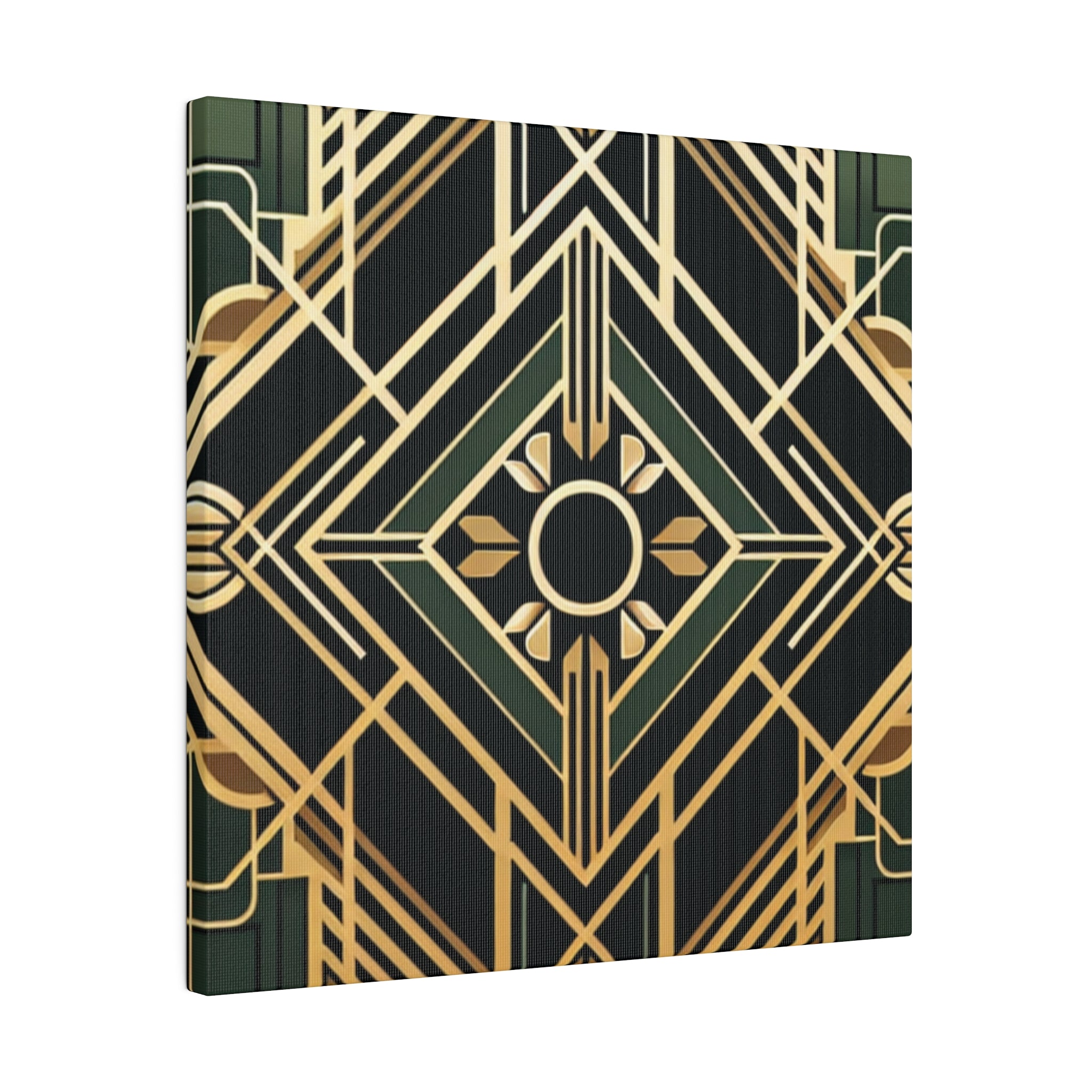 Gatsby Jazz Geometry Art Deco Wall Art Canvas