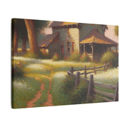 Bucolic Bliss Canvas Farmhouse Painting Canvas