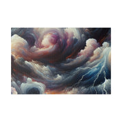 Rumbling Azure Spectacle Skyscape Painting Canvas