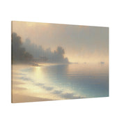 Mystic Shoreline Beach Painting Canvas