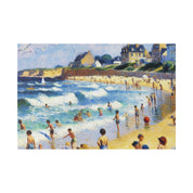 Seaside Serenity Coastal Decor Beach Painting Canvas