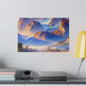 Enigmatic Mist Mountain Landscape Painting Canvas