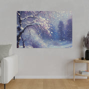 Whispering Winters of Yore Winter Painting Canvas