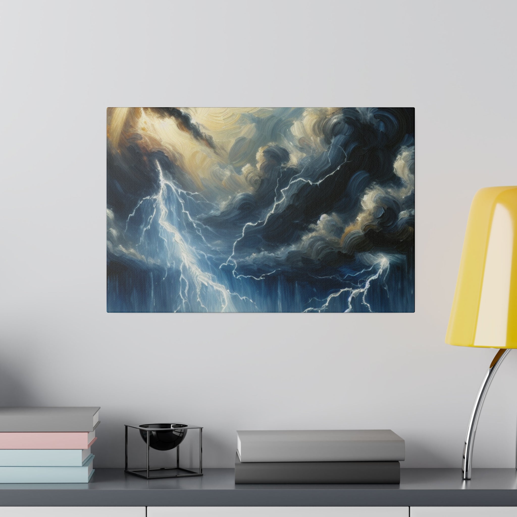 Storm Spirit Symphony Lightning Painting Canvas