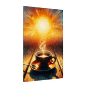 Rustic Sunshine Coffee Canvas