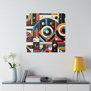 Kaleidoscopic Visions A Maximalist Geometric Odyssey Geometric Painting Canvas