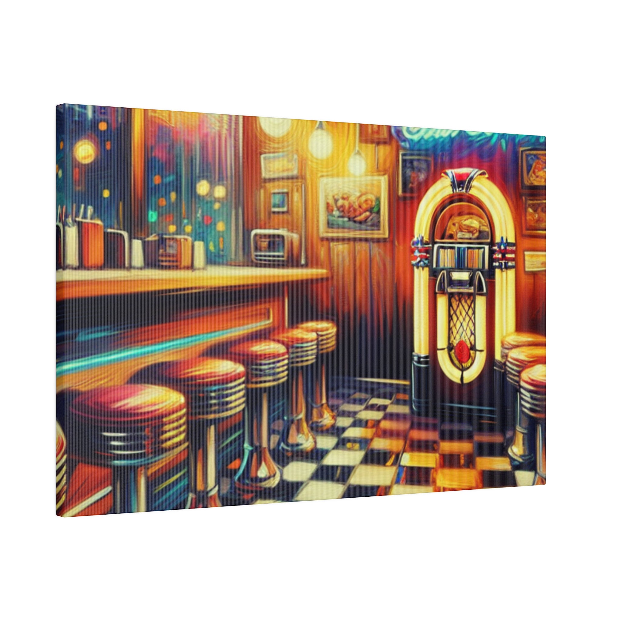 Old School American Pub Painting Canvas