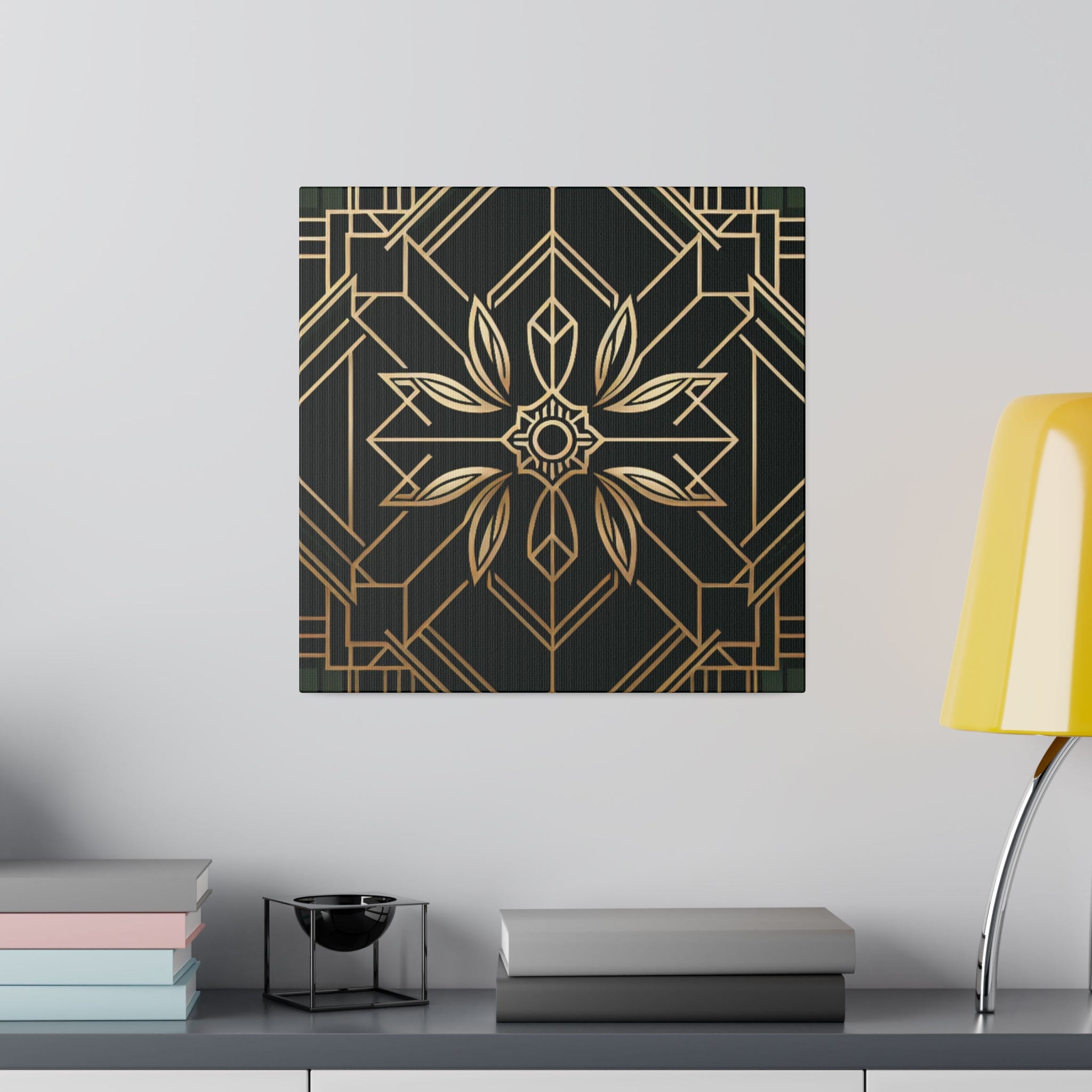 Deco Ballet Symphony Pattern Art Deco Wall Art Canvas