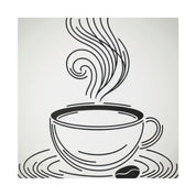 Simplicity Brew Elegance Coffee Art Canvas