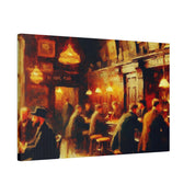 Emerald Harmony Irish Pub Bar Art Canvas