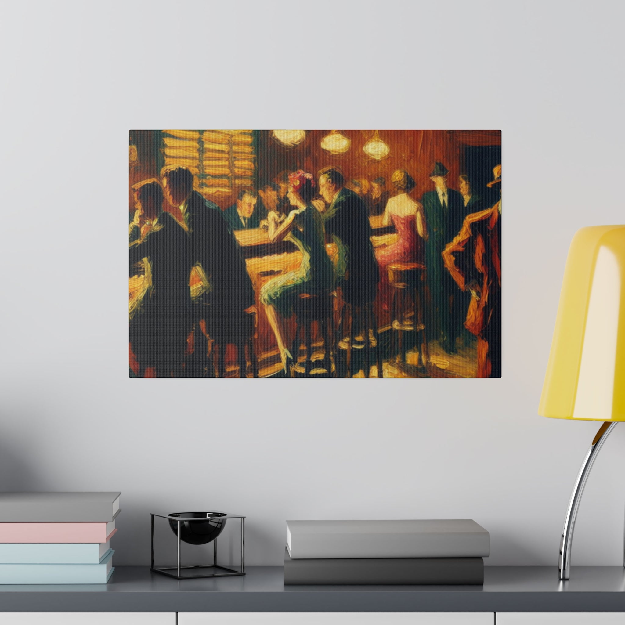 Liberty Pub 50s Reverie Retro Bar Art Canvas