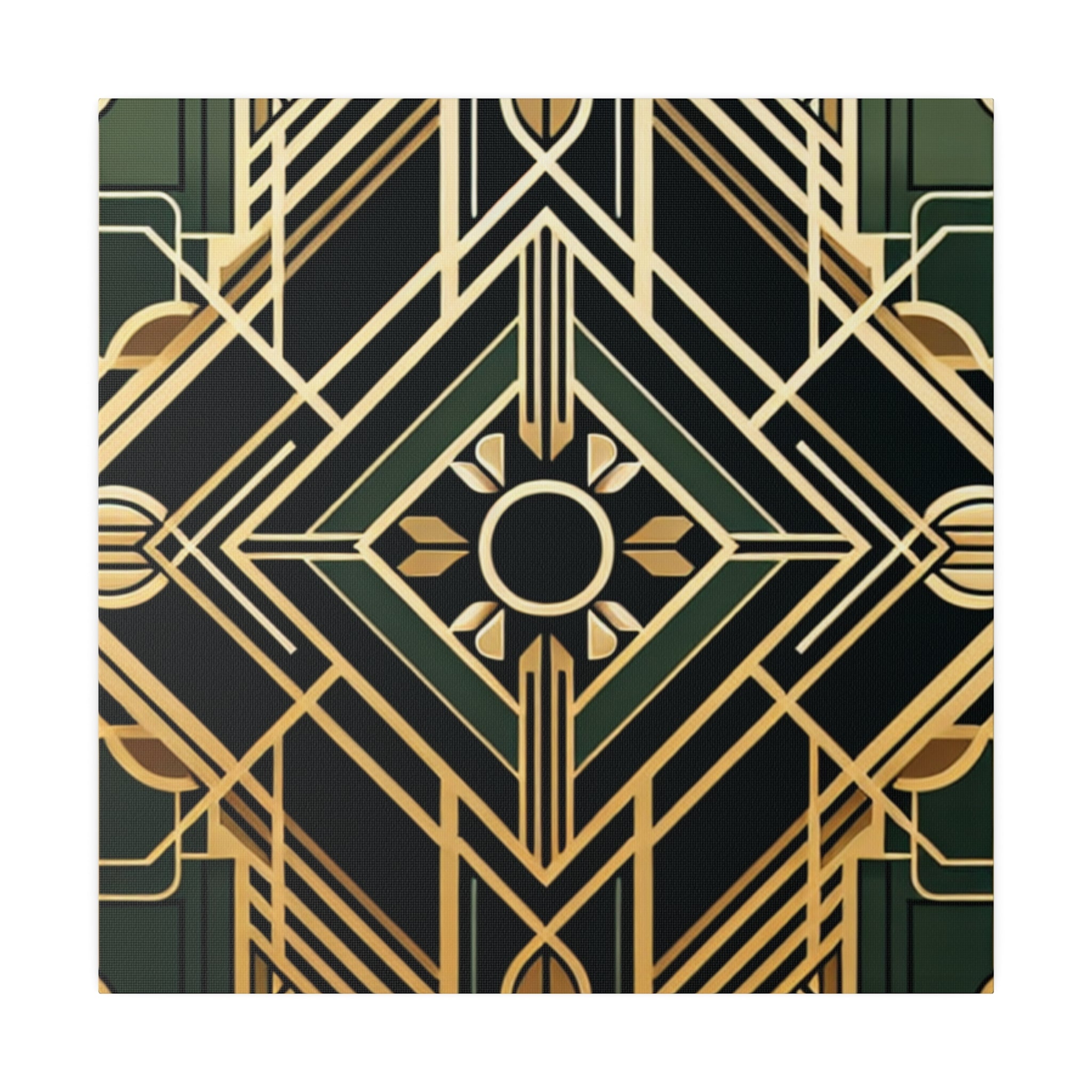 Gatsby Jazz Geometry Art Deco Wall Art Canvas