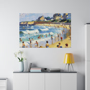 Seaside Serenity Coastal Decor Beach Painting Canvas