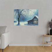 Snow Mystery of Yesteryears Winter Painting Canvas