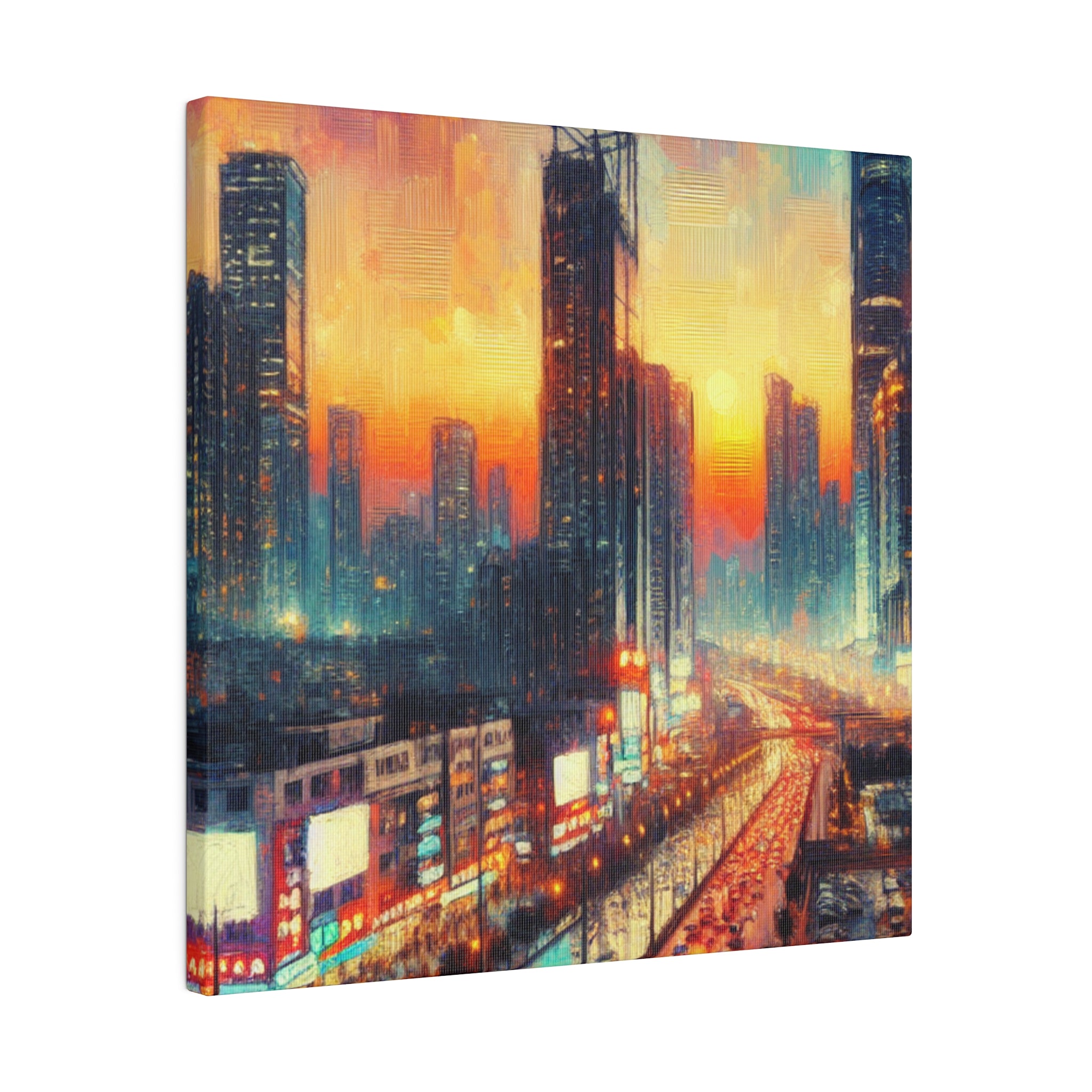 Urban Utopia Cityscape City Art Canvas