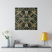 Deco Dazzle Elegance Pattern Art Deco Wall Art Canvas