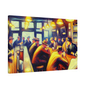 1950s 6pm Weekday Retro Bar Art Canvas