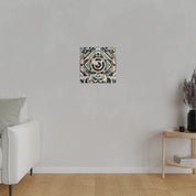 Kaleidoscopic Geometry Symphony of Shapes Geometric Painting Canvas