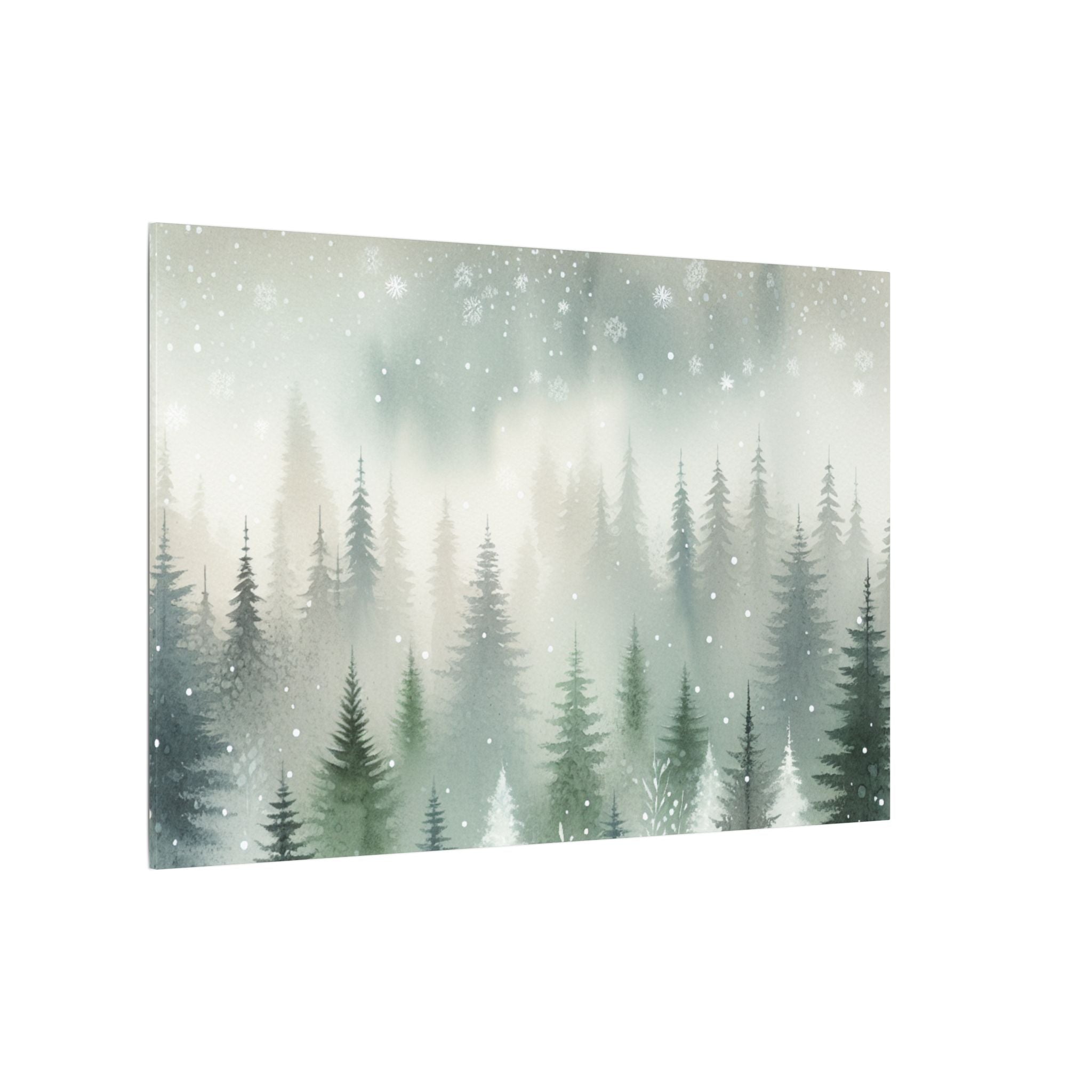 Snowfall in the Pines Canvas