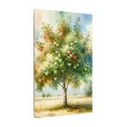 Solitary Apple Tree Pastoral Canvas