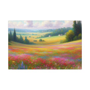 Blooming Summer Meadow Canvas