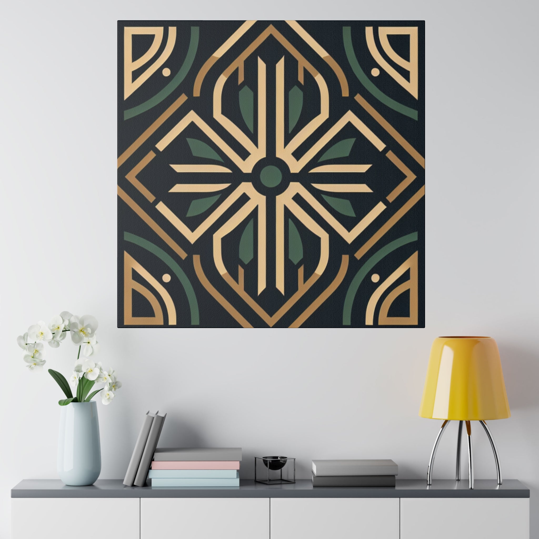 Deco Dazzle Elegance Art Deco Wall Art Canvas