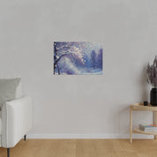 Whispering Winters of Yore Winter Painting Canvas