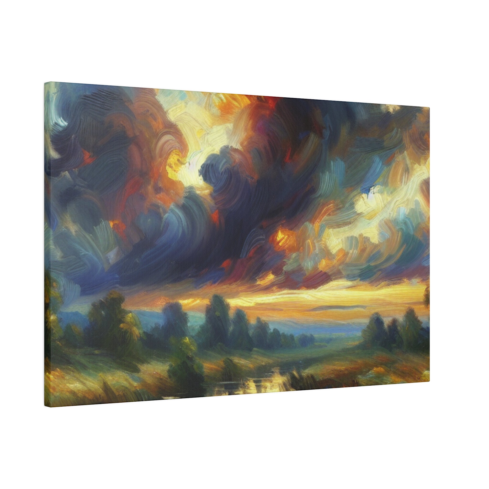 Stormscape Ethereal Euphoria Landscape Painting Canvas