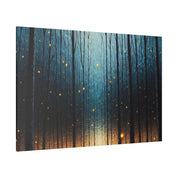 Forest Painting | Firefly Forest Landscape Canvas