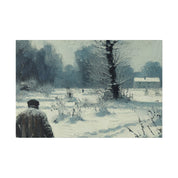 Whispers of Winter Past Snowscape Winter Painting Canvas