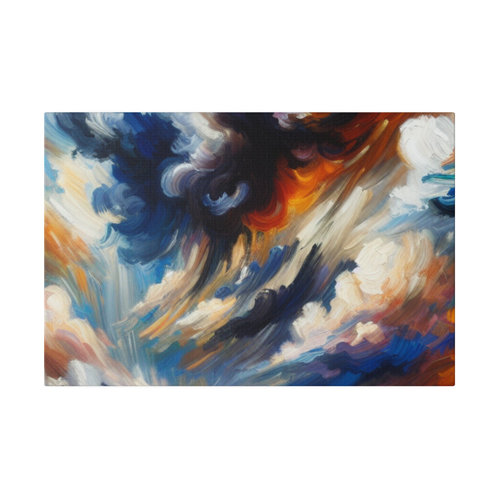 Storm's Majestic Poem Landscape Painting Canvas