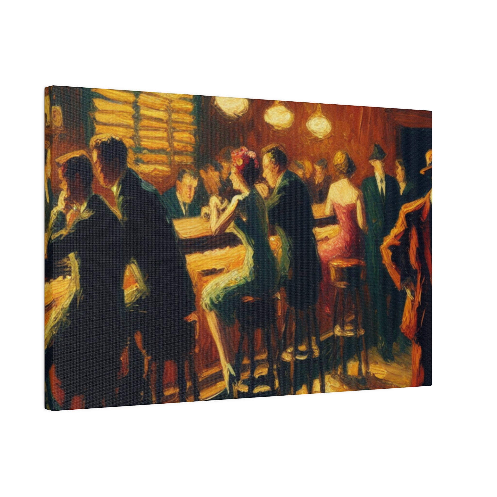 Liberty Pub 50s Reverie Retro Bar Art Canvas