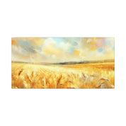 Country Side Golden Field Canvas