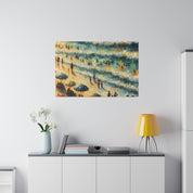 Sapphire Shores Beach Painting Canvas