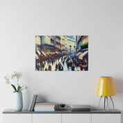 Parisian Symphony French Street Painting Canvas