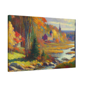 Autumn Whisper Symphony Fall Painting Canvas