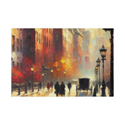 Boston Prism Portrayal Boston Street Painting Canvas