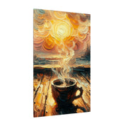 Coffee, Sunshine and the Sea Canvas