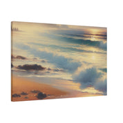 Seaside Symphony Tonalism Beach Painting Canvas