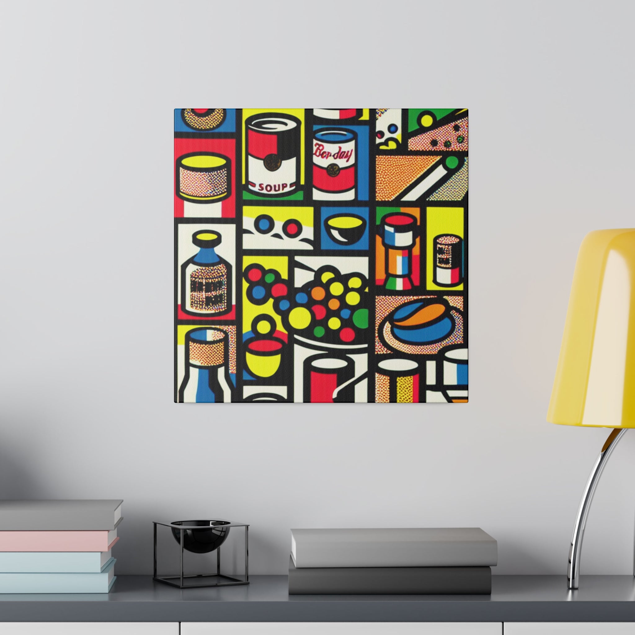 Vibrant Kitchen Pop Art Wall Art Canvas