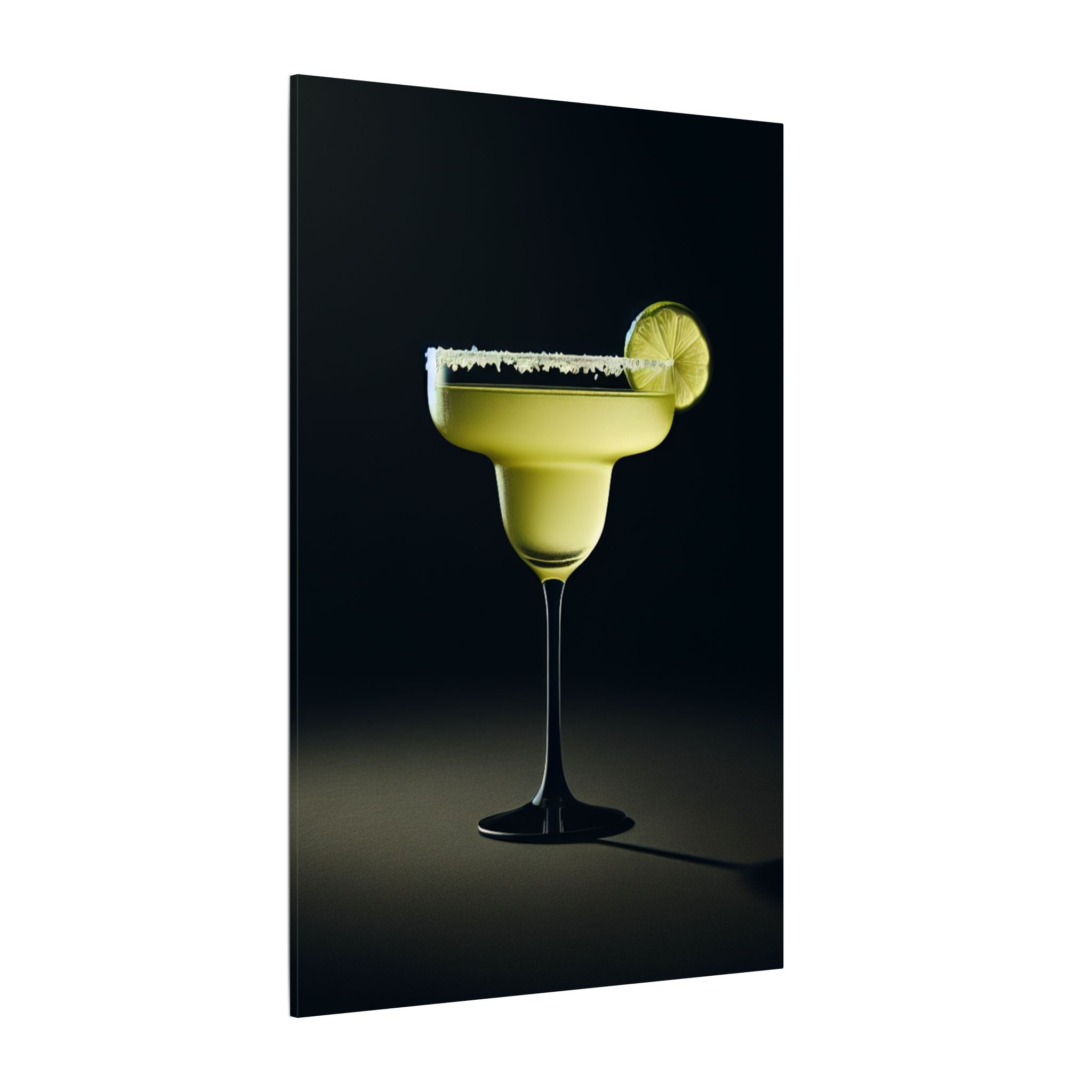 Lime Green Margarita Cocktail Canvas