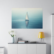 Seafaring Tranquility Seascape Sailboat Painting Canvas