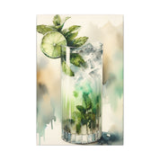 Mojito Cocktail Abstract Canvas