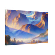 Enigmatic Mist Mountain Landscape Painting Canvas