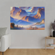 Enigmatic Mist Mountain Landscape Painting Canvas