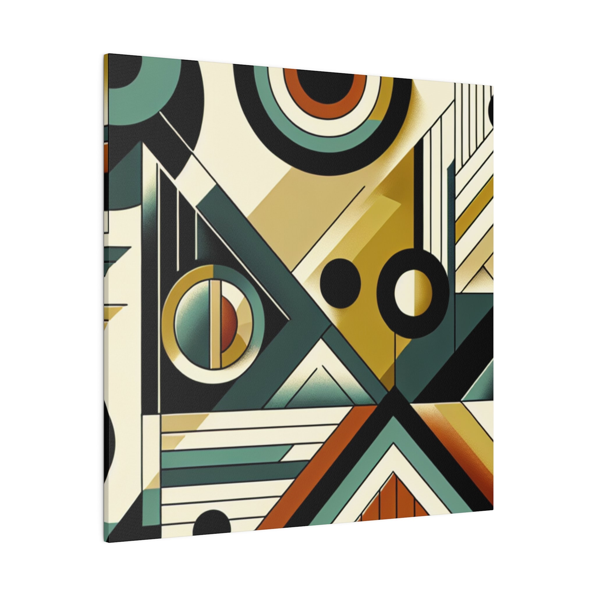 Kaleidoscopic Perceptions Geometric Symphony Geometric Painting Canvas