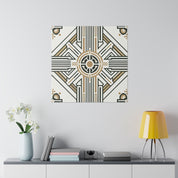 Deco Dream Revival Pattern Art Deco Wall Art Canvas